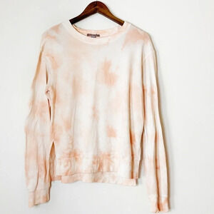 Peace & Pearls Tie Dye Crewneck Sweatshirt Boho Coastal Granny Soft Girl Medium